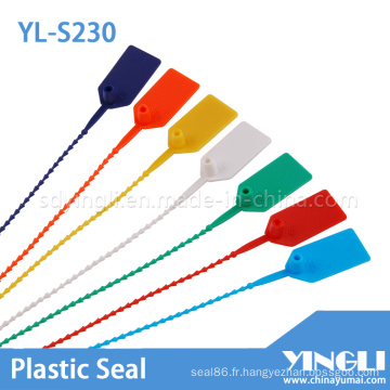 Scellés en plastique de scellage de sécurité des transports (YL-S230)